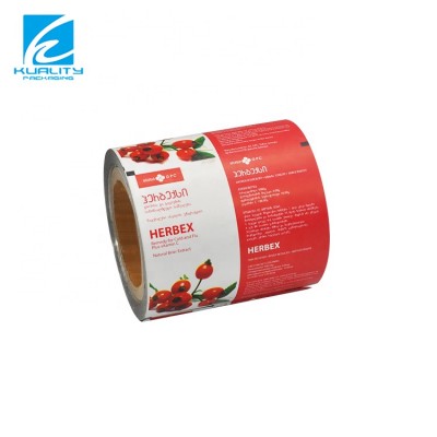 High Quality plastic custom printed packaging film easy opening tearing