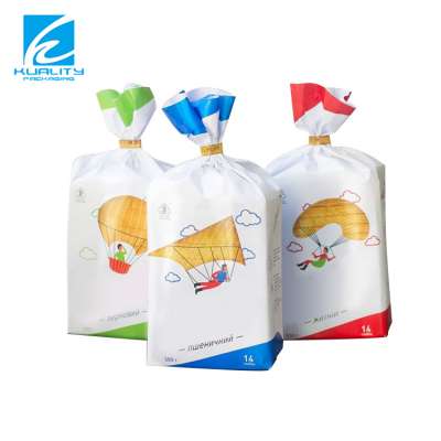 Food grade packaging side gusset bread packaging