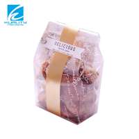 Eco-friendly transparency plastic packaging side gusset bread packing bag