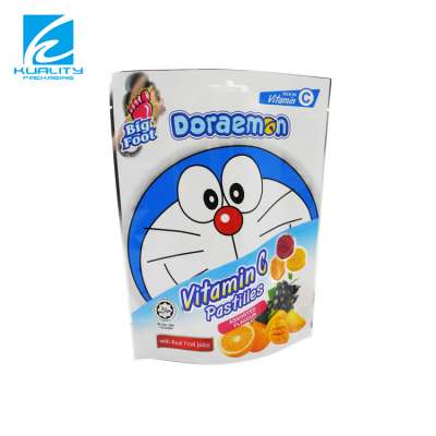 Plastic standing doy pack bag pouch food packaging