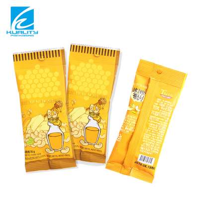 Printed mini plastic packet honey sachet wholesale