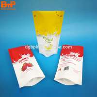 custom printing metalized stand up milk pouch with zipper