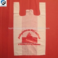 CHEAP price printed T-shirt bag/Block T-shirt bag/plastic tshirt bag